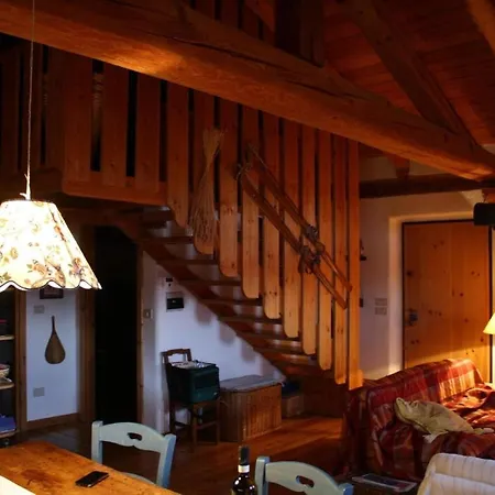 Апартаменты Ferienwohnung Mit Mansarde Und Sudbalkon In Herrlicher Panoramalage Vor Dem Monte Emilius *